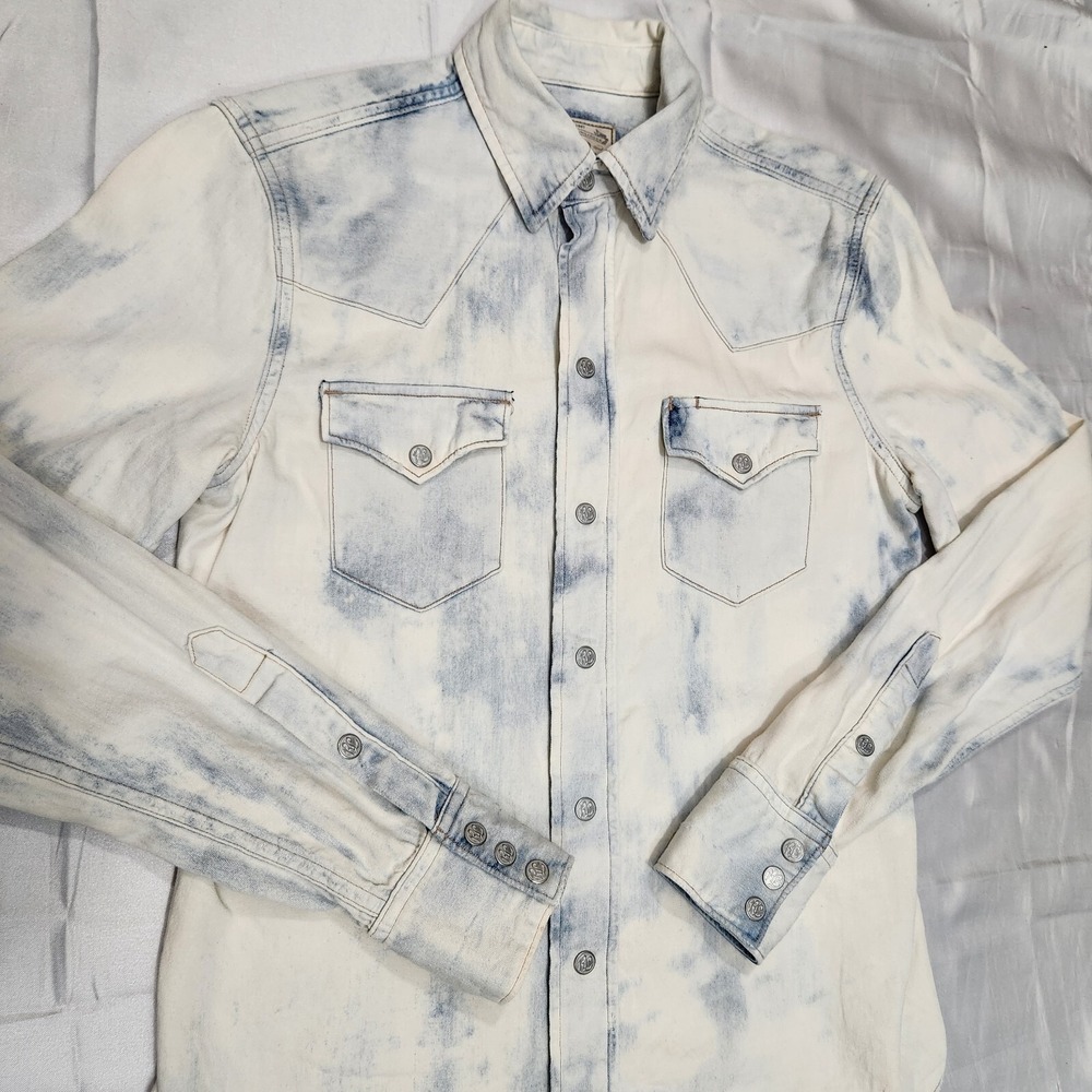 Polo by Ralph Lauren Blue and White Button Down Shirt